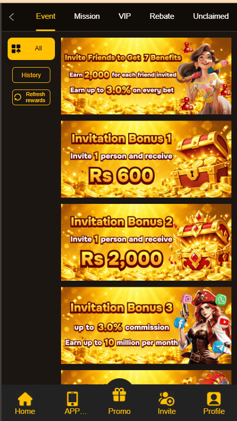 8555bet Interface